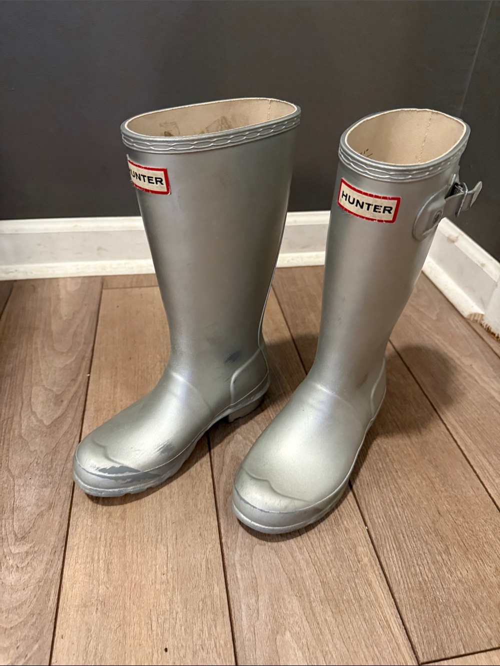 Girls Hunter Rain Boots Size 2